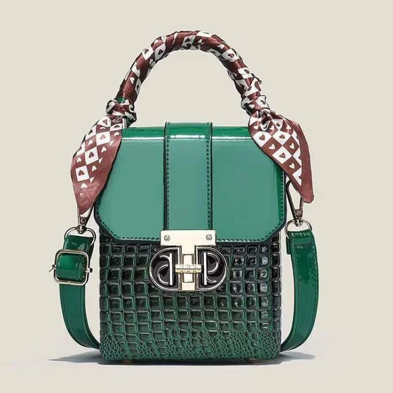 Vintage Leather Tote Bag