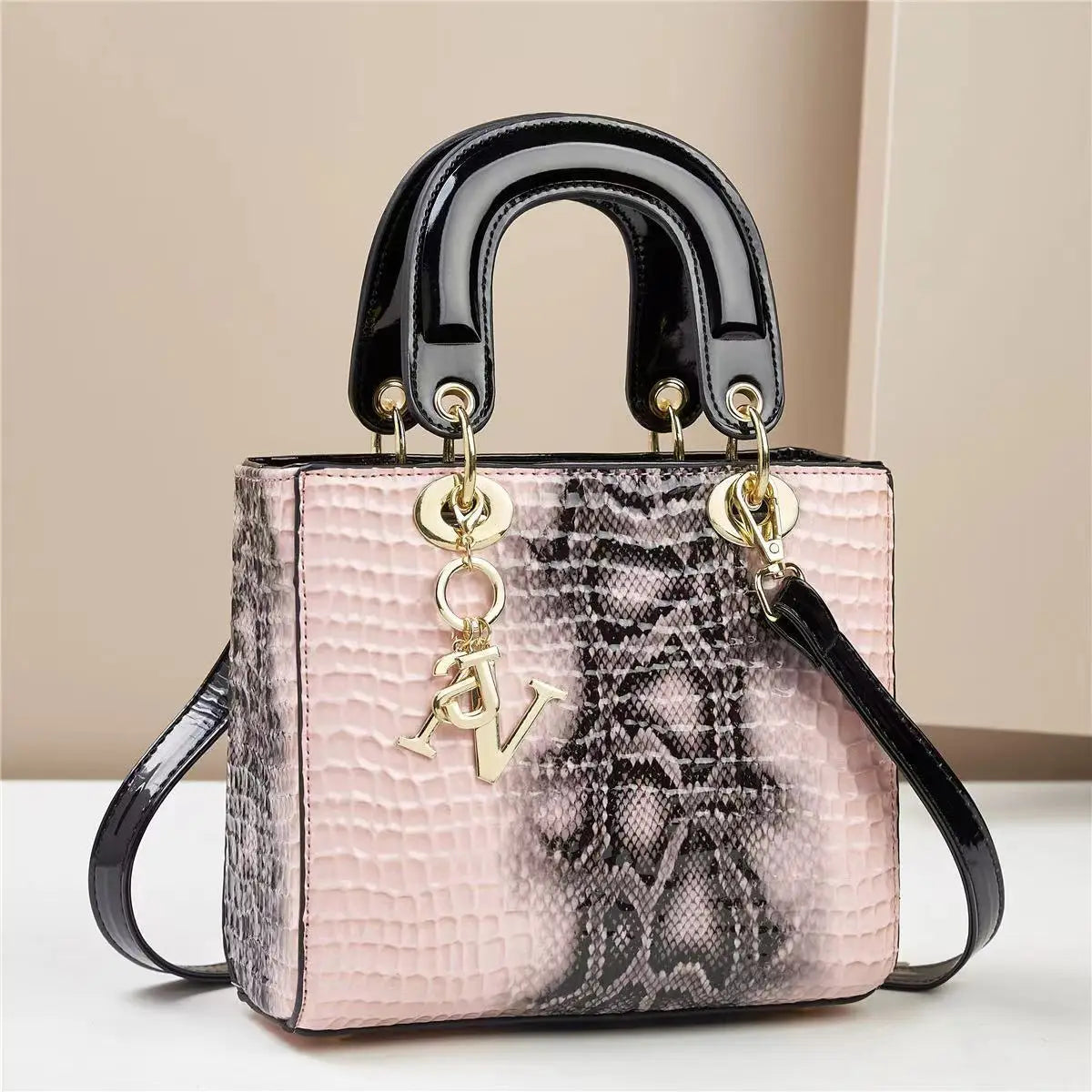 Serpentine Tassel Crossbody Bag