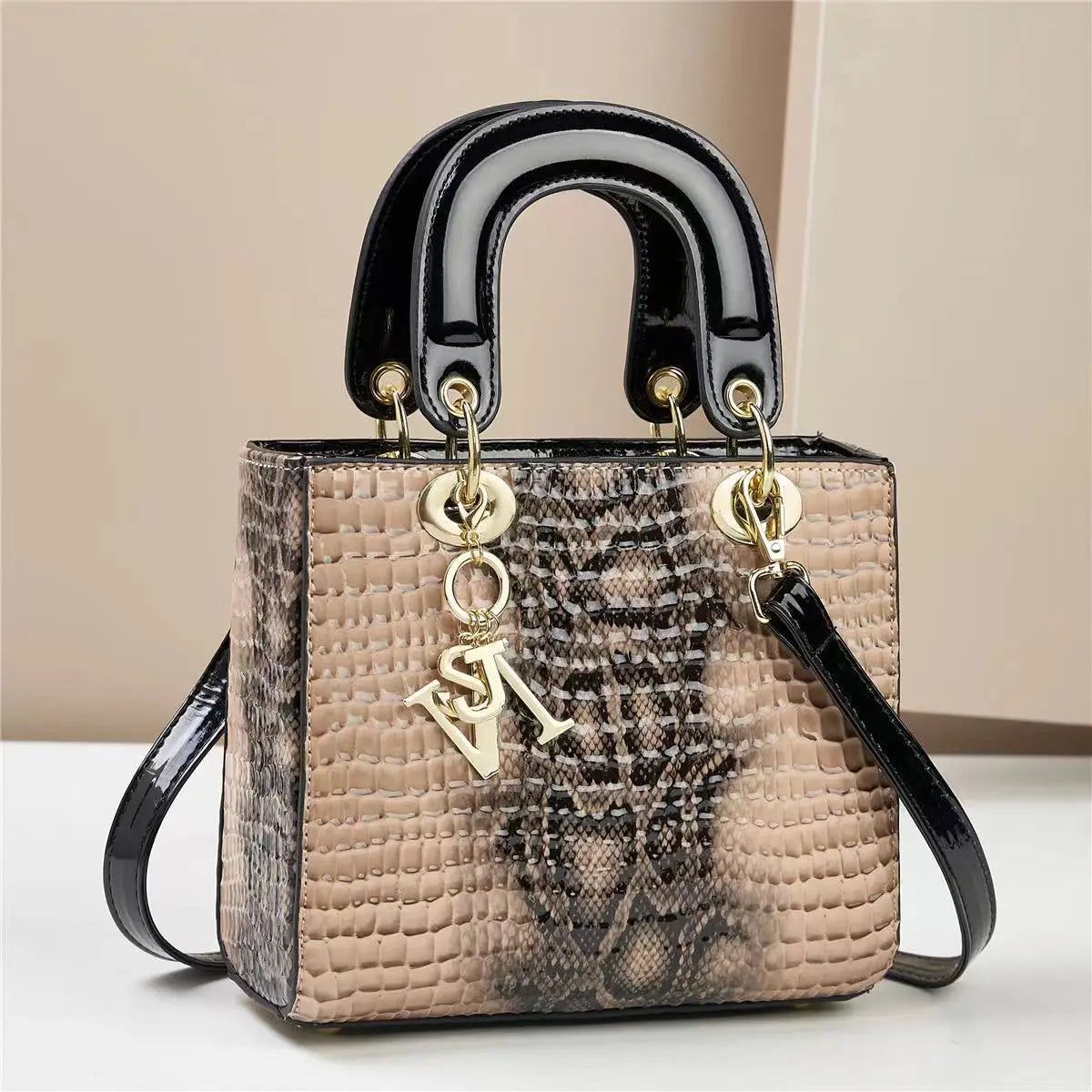 Serpentine Tassel Crossbody Bag