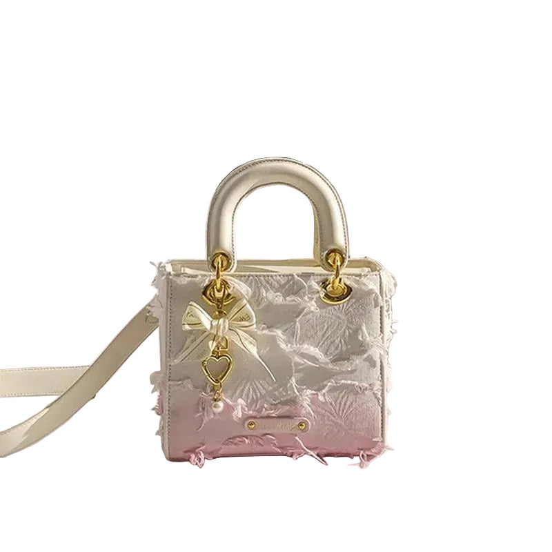 Floral Tassel Shoulder Bag