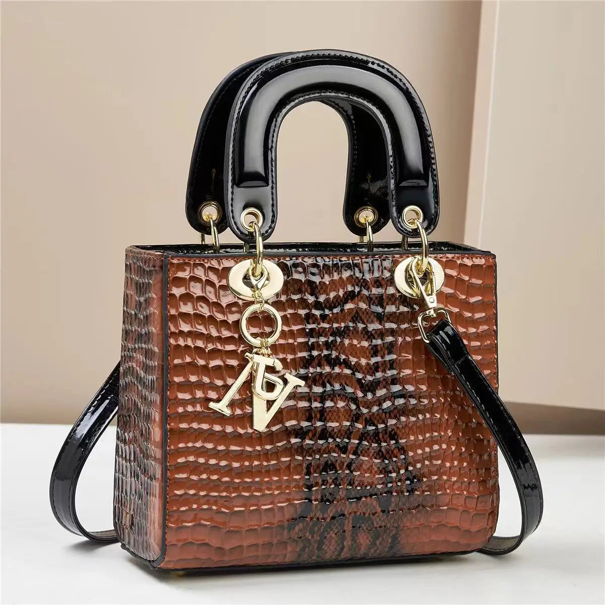 Serpentine Tassel Crossbody Bag