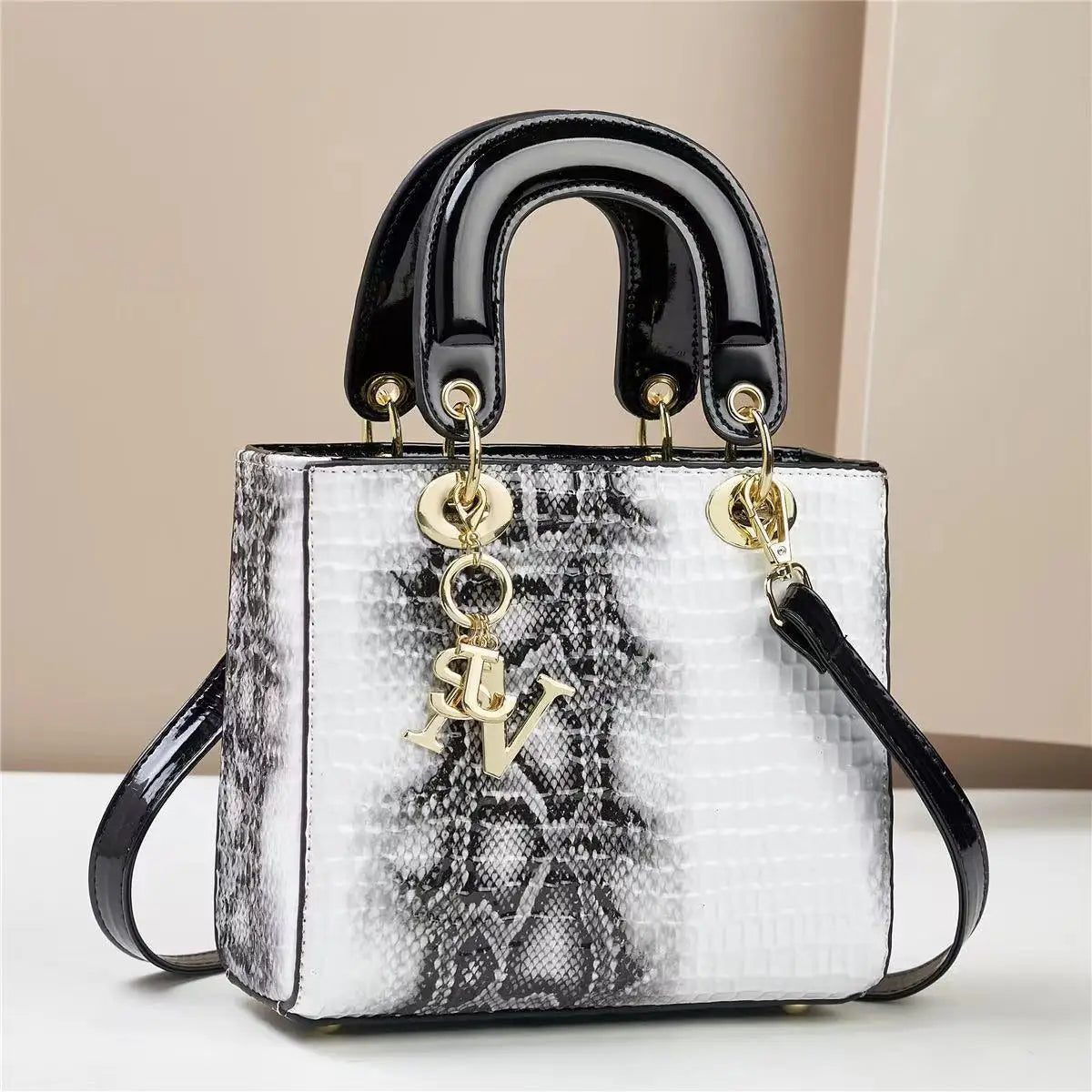 Serpentine Tassel Crossbody Bag