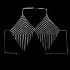Sparkling Tassel Chest Jewelry