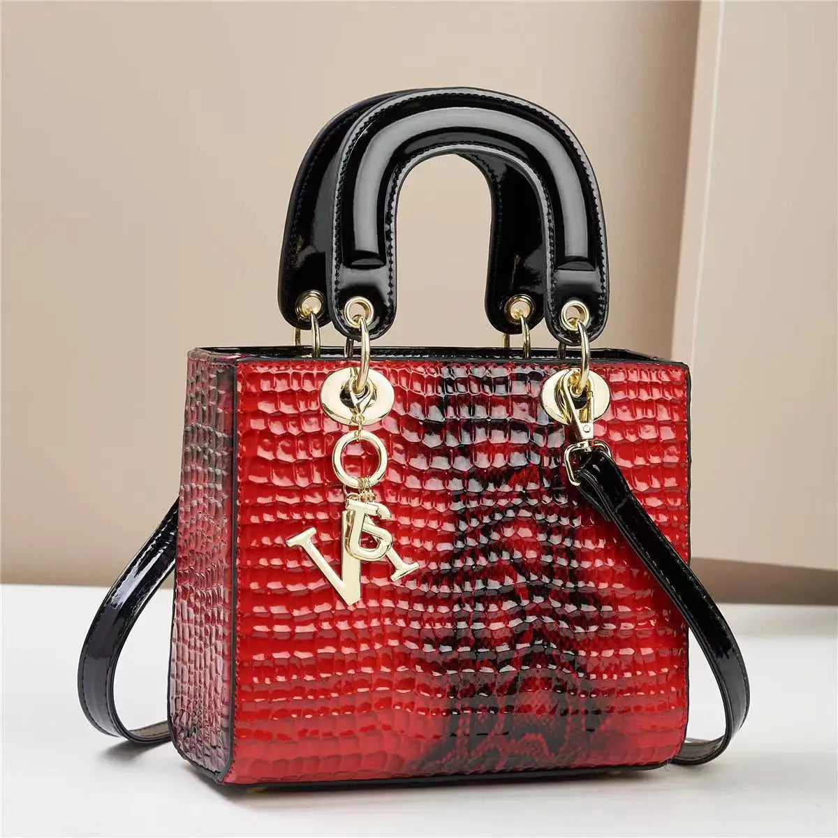 Serpentine Tassel Crossbody Bag