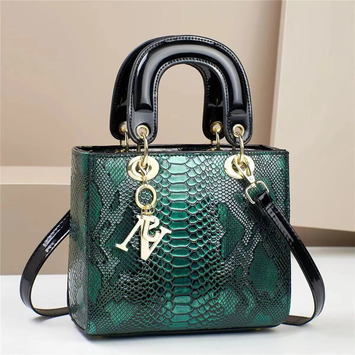 Serpentine Tassel Crossbody Bag