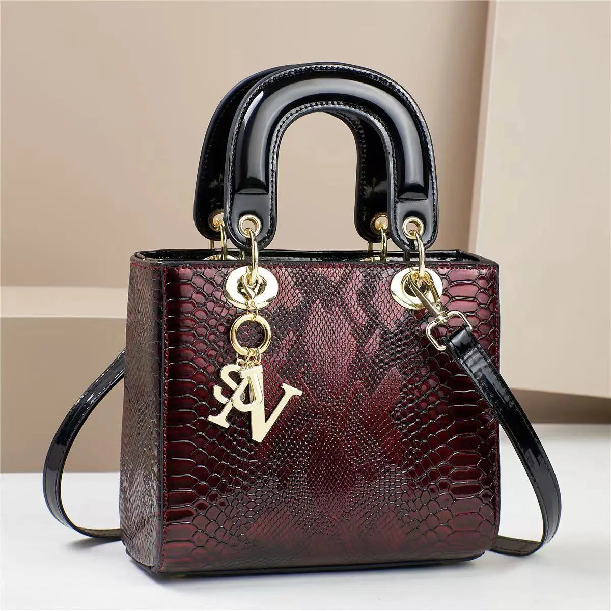 Serpentine Tassel Crossbody Bag
