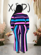 Curves in Charge 2-Piece Pants & Blouse Set