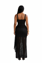 Black Lace Dress - Back