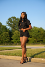 Black Set Summer Three Quarter