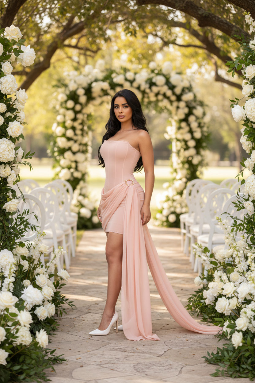 Blush Pink Dress – Wedding
