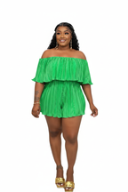Breezy Romper Green Front