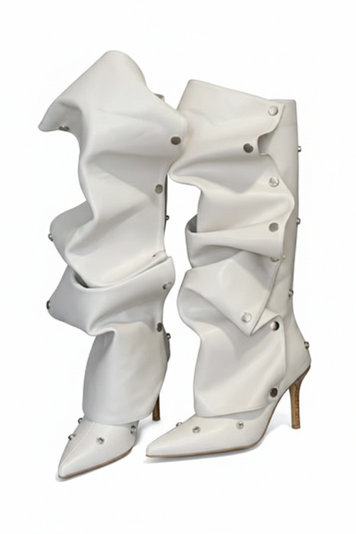 Celeste Boots - White White Background