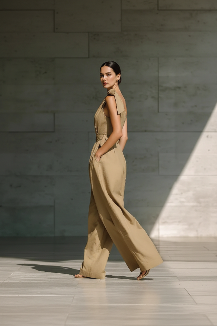Copacabana Jumpsuit - Khaki OTS