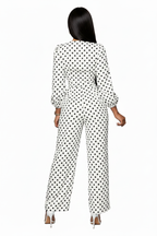 Demi Dot Jumpsuit - Back View
