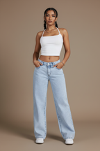 Denim Ease Front