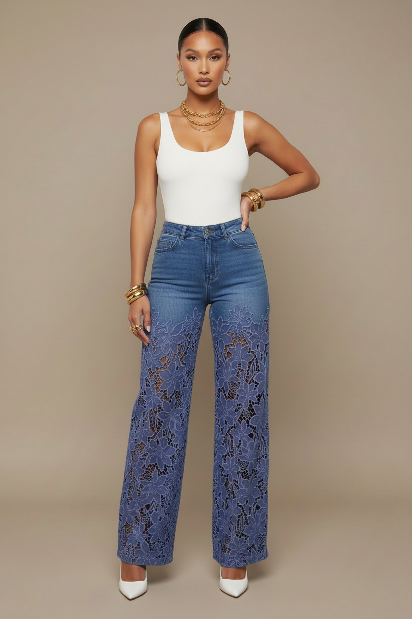 Dentelle Jean - Deep Blue