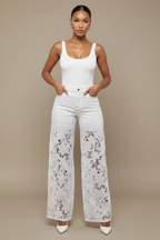 Dentelle Jean - White Bella