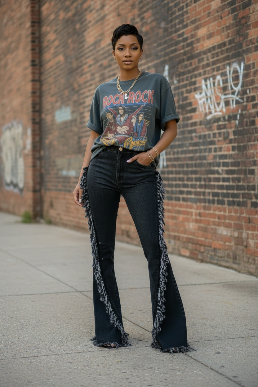 Downtown Brick Wall Editorial