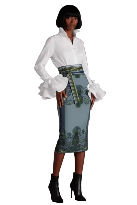The Ruffle Cuff Blouse