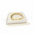 The Arc Clutch in White