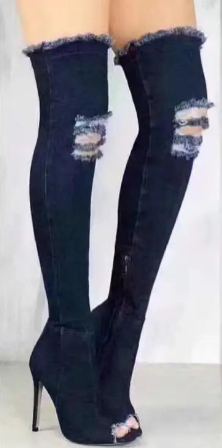 Nova Tassel Thigh-High Boots