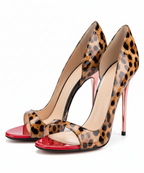 Leopard d'Orsay Pump Pair