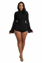 Queen Romper Black Relaxed