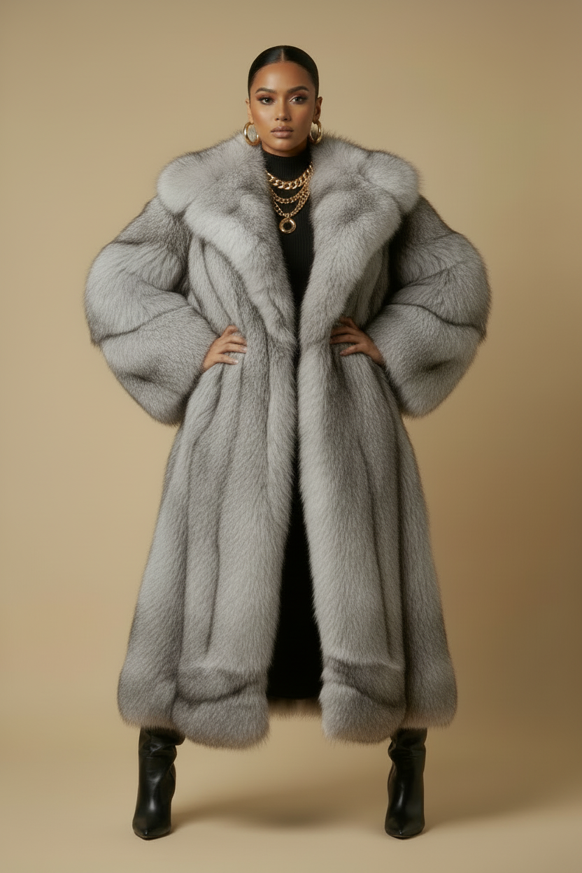 Royal Queen Coat – April Black Undershirt