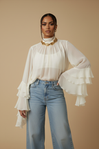The Crème De La Crème Blouse
