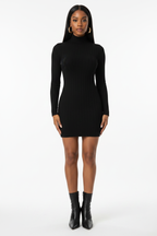The Grip Mini Dress - Black Front