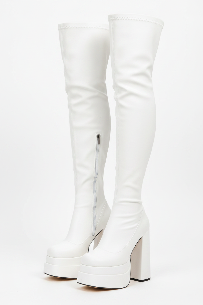 White Pair Angled